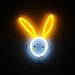 Foto neones conejo